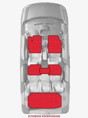 ЭВА коврики «Queen Lux» комплект для Audi A4 Allroad (B8)